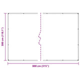 Plant Cover with Eyelets 3x8 m PVC - Extra Image
