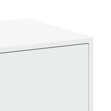Apothecary Cabinet White 30x41x77.5 cm Engineered Wood - Low Angle