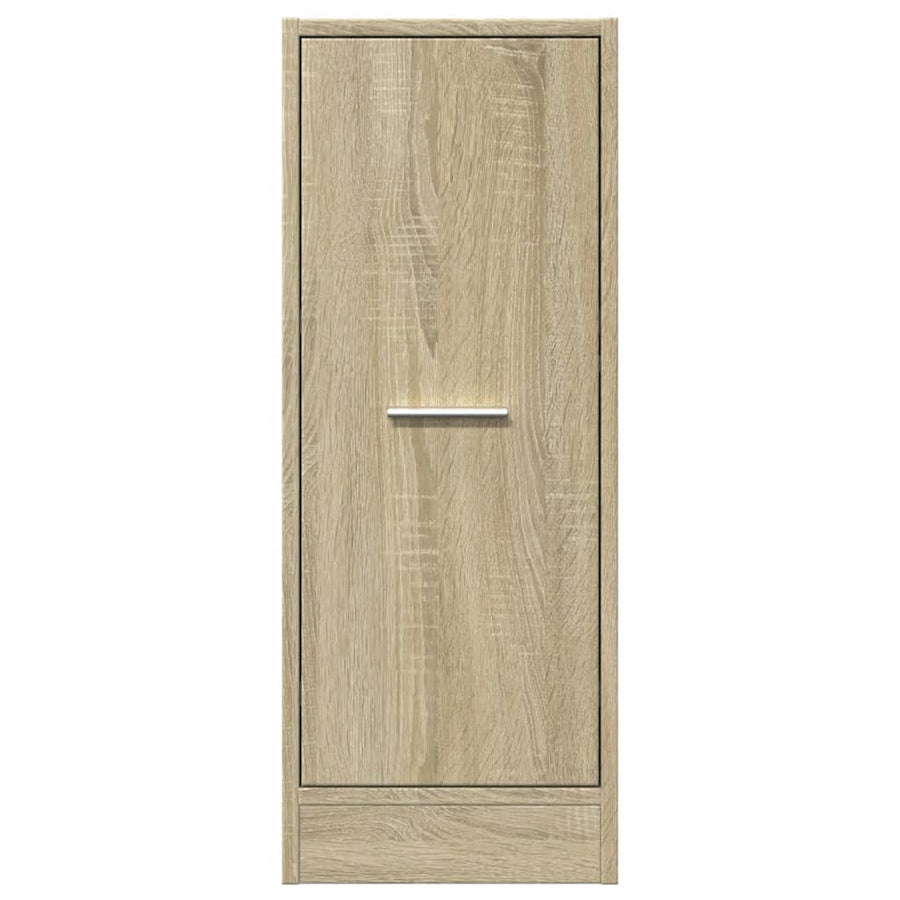 Apothecary Cabinet Sonoma Oak 30x41x77.5 cm Engineered Wood