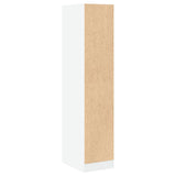 Apothecary Cabinet White 30x41x144.5 cm Engineered Wood - Rear View