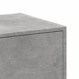 Apothecary Cabinet Concrete Grey 30x41x144.5 cm Engineered Wood - Low Angle