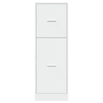 Apothecary Cabinet White 40x41x118 cm Engineered Wood