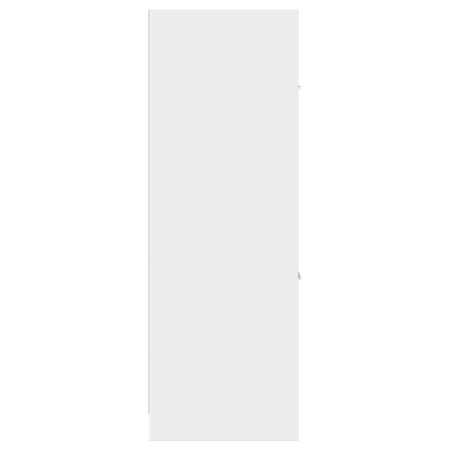 Apothecary Cabinet White 40x41x118 cm Engineered Wood