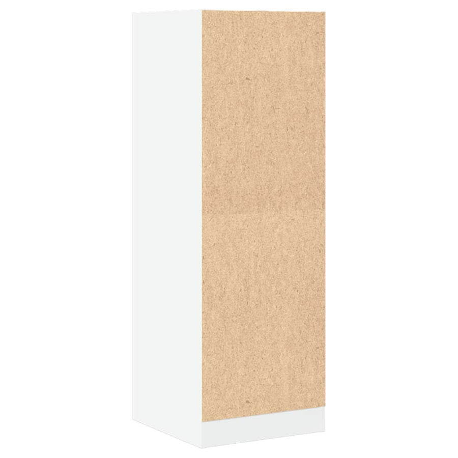 Apothecary Cabinet White 40x41x118 cm Engineered Wood