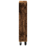 Narrow Storage Trolley Old Wood 48x13x68 cm Engineered Wood - 45-Degree Angle