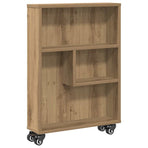 Narrow Storage Trolley Artisian Oak 48x13x68 cm Engineered Wood