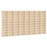 Wooden Collector's Display Case with 80 Compartments 80x4.5x40.5cm