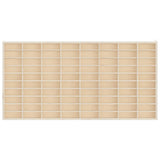 Wooden Collector's Display Case with 80 Compartments 80x4.5x40.5cm