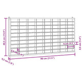 Wooden Collector's Display Case with 80 Compartments 80x4.5x40.5cm