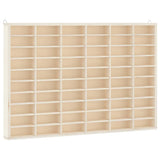 Wooden Collector's Display Case with 60 Compartments 60x4.5x40.5cm
