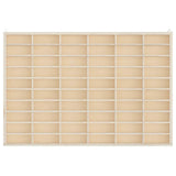 Wooden Collector's Display Case with 60 Compartments 60x4.5x40.5cm