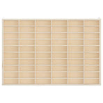 Wooden Collector's Display Case 60 Compartments 60x4.5x40.5 cm
