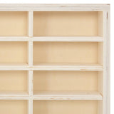 Wooden Collector's Display Case with 60 Compartments 60x4.5x40.5cm - Low Angle