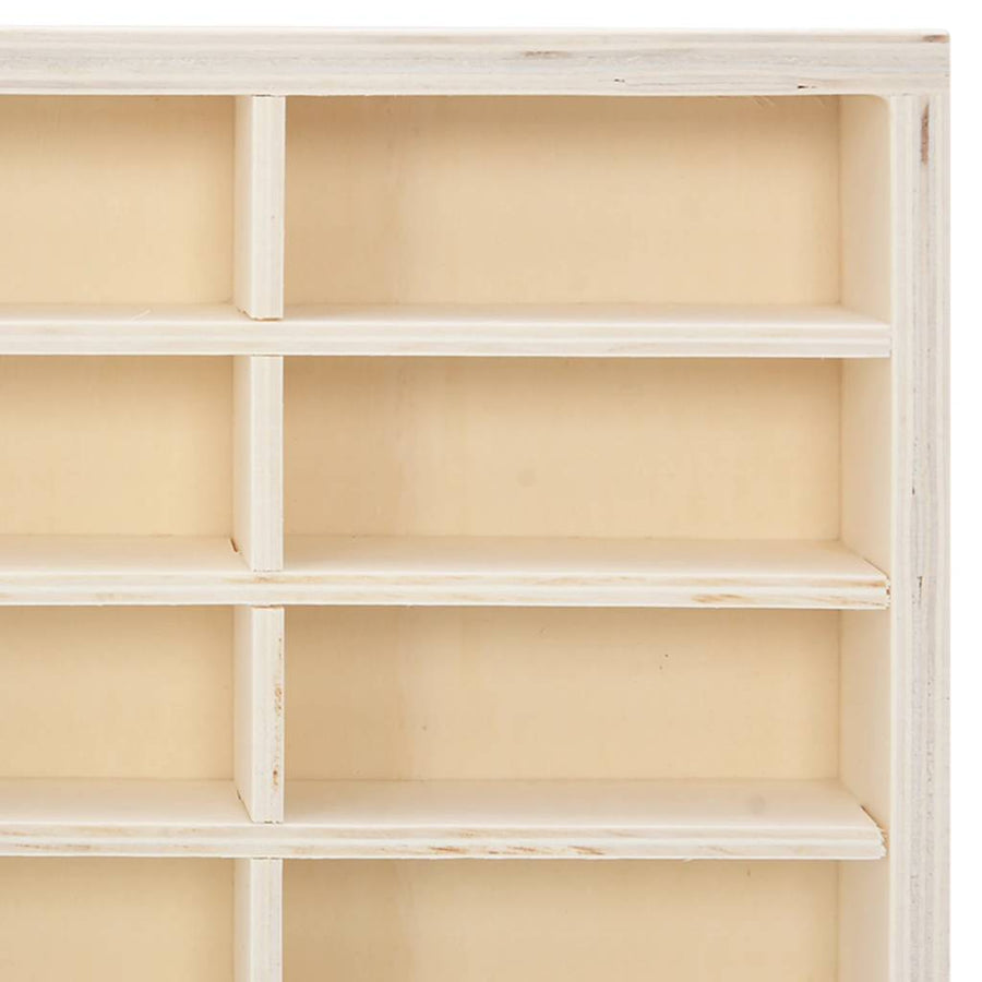 Wooden Collector's Display Case 60 Compartments 60x4.5x40.5 cm