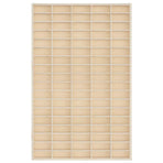Wooden Collector's Display Case 90 Compartments 50.5x4.5x79 cm