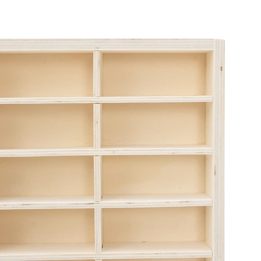 Wooden Collector's Display Case 56 Compartments 40x4.5x60 cm