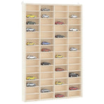 Wooden Collector's Display Case 56 Compartments 40x4.5x60 cm