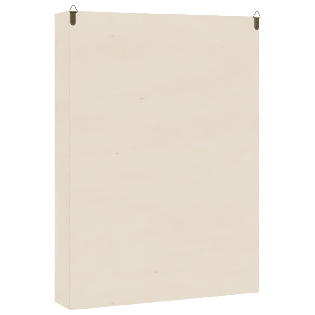 Wooden Collector's Display Case with 6 Shelves 40x8,5x55cm