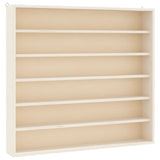 Wooden Collector's Display Case with 6 Shelves 60x8,5x55cm
