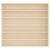 Wooden Collector's Display Case with 6 Shelves 60x8,5x55cm