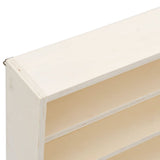 Wooden Collector's Display Case with 6 Shelves 60x8,5x55cm - Close-Up Angle