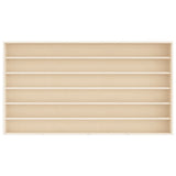 Wooden Collector's Display Case with 6 Shelves 80x8,5x55cm