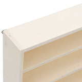 Wooden Collector's Display Case with 6 Shelves 80x8,5x55cm - Close-Up Angle