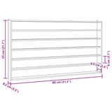 Wooden Collector's Display Case with 6 Shelves 80x8,5x55cm - Extra Image