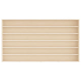 Wooden Collector's Display Case with 6 Shelves 100x8,5x55cm - Top-Down View