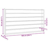 Wooden Collector's Display Case with 6 Shelves 100x8,5x55cm - Extra Image