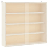 Wooden Collector's Display Case with Doors 40x8,5x37cm - Front View