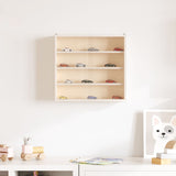 Wooden Collector's Display Case with Doors 40x8,5x37cm - Side View