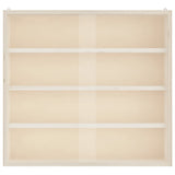 Wooden Collector's Display Case with Doors 40x8,5x37cm
