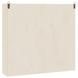 Wooden Collector's Display Case with Doors 40x8,5x37cm - Close-Up Angle