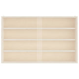Wooden Collector's Display Case with Doors 60x8.5x37cm