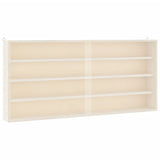 Wooden Collector's Display Case with Doors 80x8.5x37cm - Front View