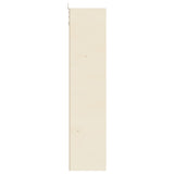 Wooden Collector's Display Case with Doors 80x8.5x37cm - Rear View