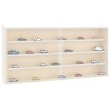 Wooden Collector's Display Case with Doors 80x8.5x37cm
