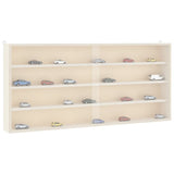 Wooden Collector's Display Case with Doors 80x8.5x37cm