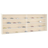 Wooden Collector's Display Case with Doors 100x8,5x37cm
