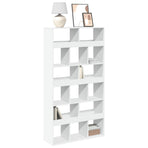 Bookcase White 100x33x187,5 cm Engineered Wood