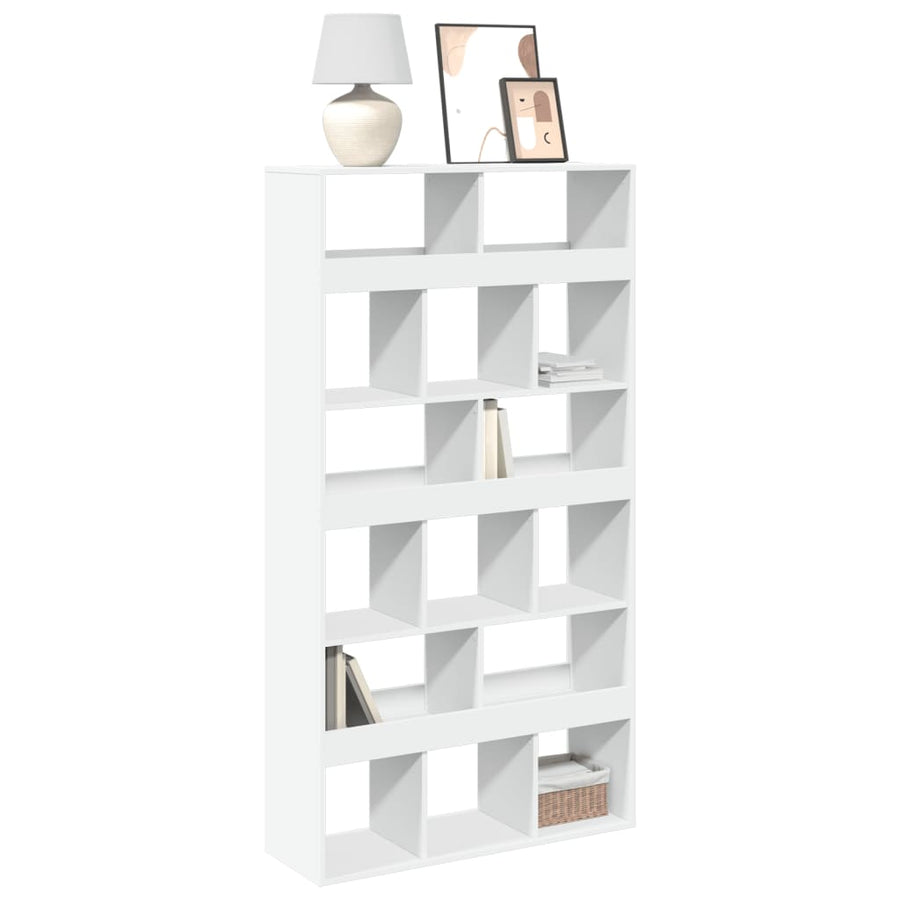 Bookcase White 100x33x187,5 cm Engineered Wood