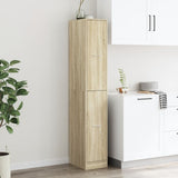 Apothecary Cabinet Sonoma Oak 30x41x174.5 cm Engineered Wood - Top-Down View