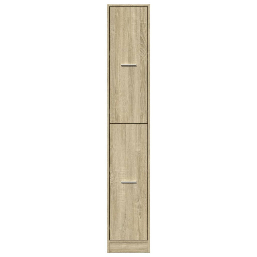 Apothecary Cabinet Sonoma Oak 30x41x174.5 cm Engineered Wood