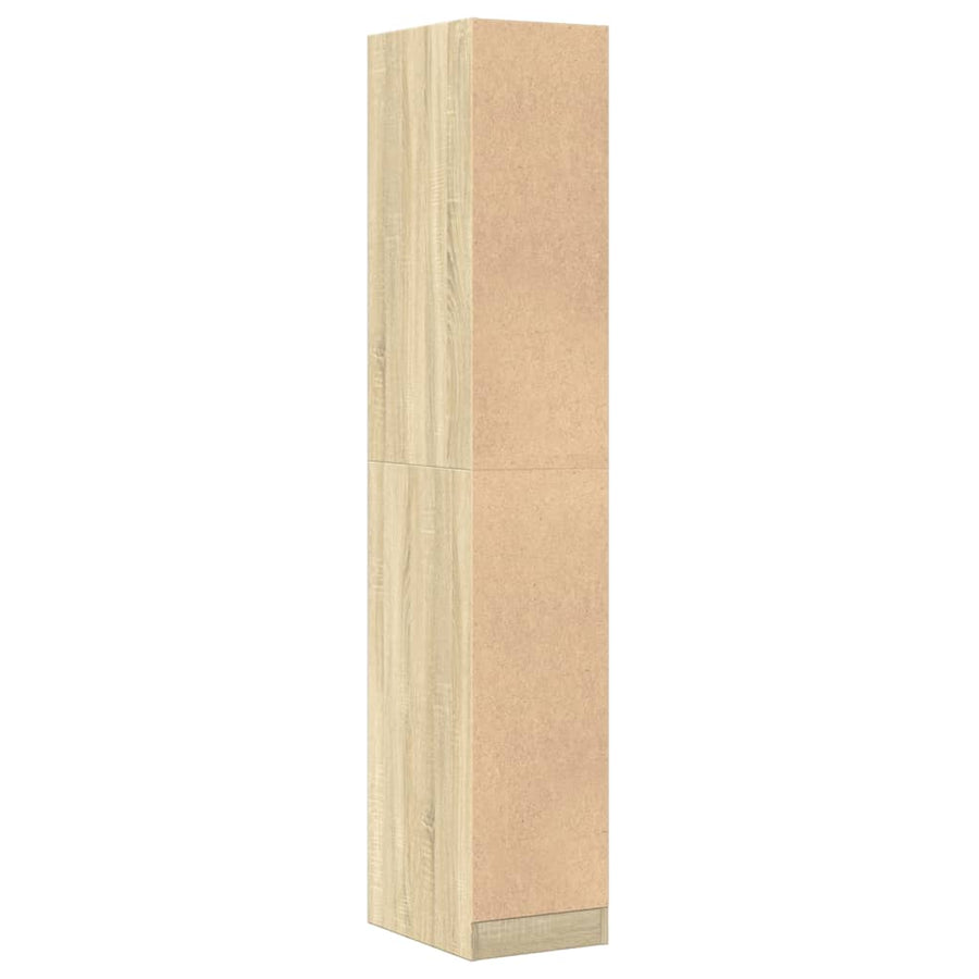 Apothecary Cabinet Sonoma Oak 30x41x174.5 cm Engineered Wood
