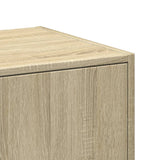 Apothecary Cabinet Sonoma Oak 30x41x174.5 cm Engineered Wood - Low Angle