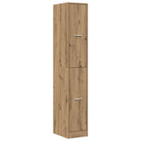 Apothecary Cabinet Artisian Oak 30x41x174.5 cm Engineered Wood - Top-Down View