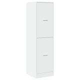 Apothecary Cabinet White 40x41x144.5 cm Engineered Wood - Top-Down View