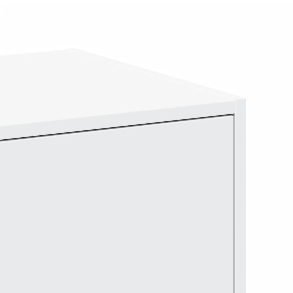 Apothecary Cabinet White 40x41x144.5 cm Engineered Wood