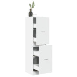 Apothecary Cabinet White 40x41x144.5 cm Engineered Wood